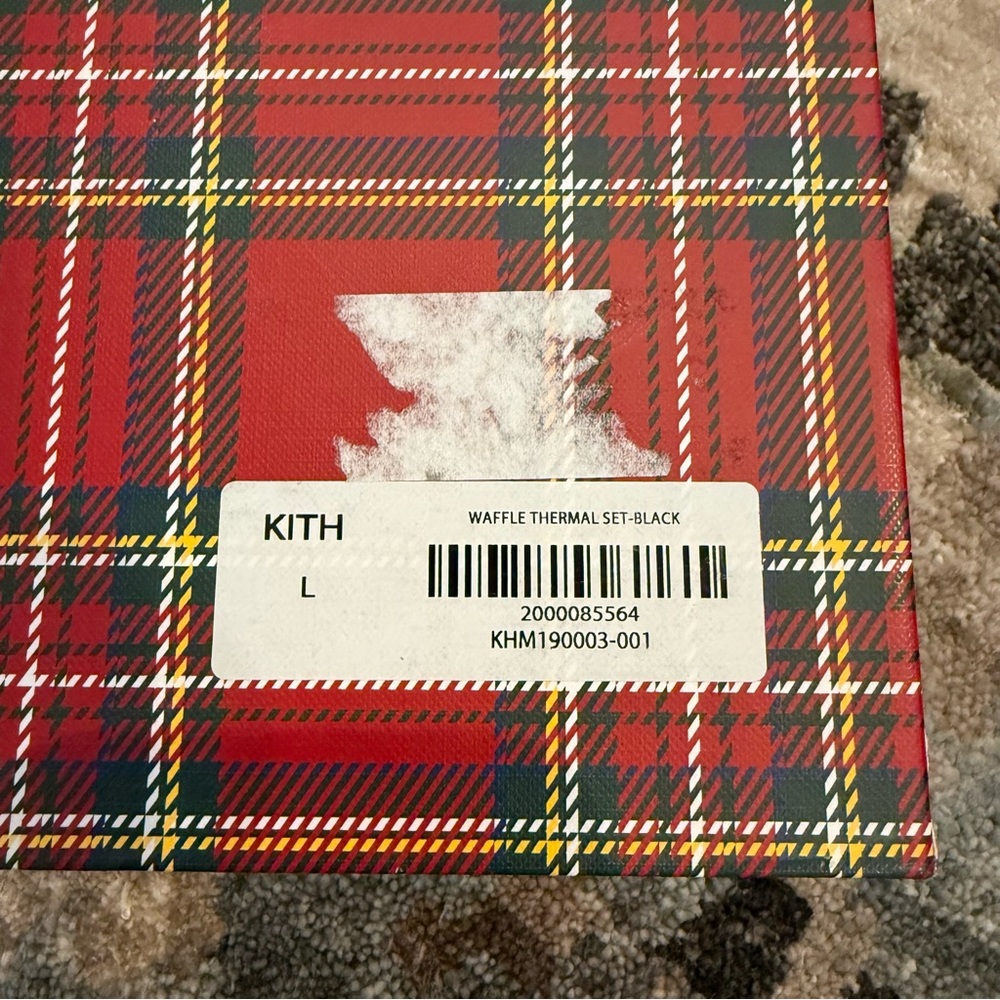 Kith Plaid Empty Pajama Set Box - Picture 4 of 6